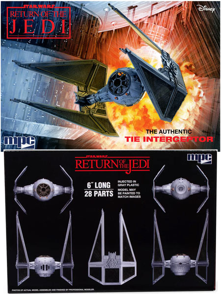 MPC Star Wars Return of the Jedi Tie Interceptor 1/48 Model Kit